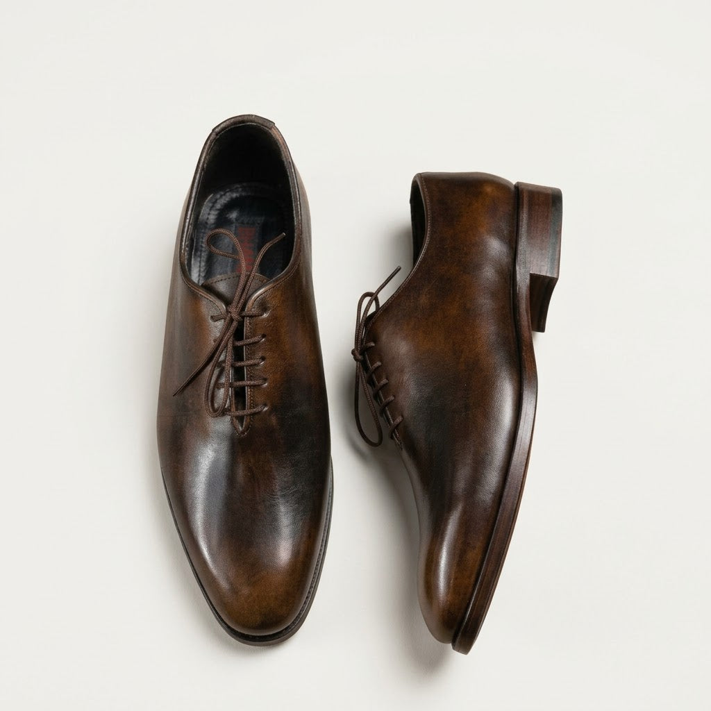 Premium Leather Shoes - Brown