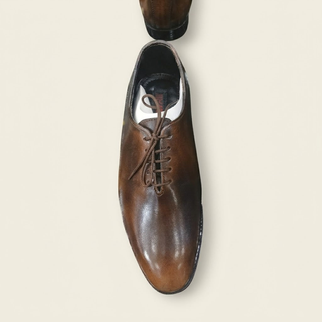 Premium Leather Shoes - Brown