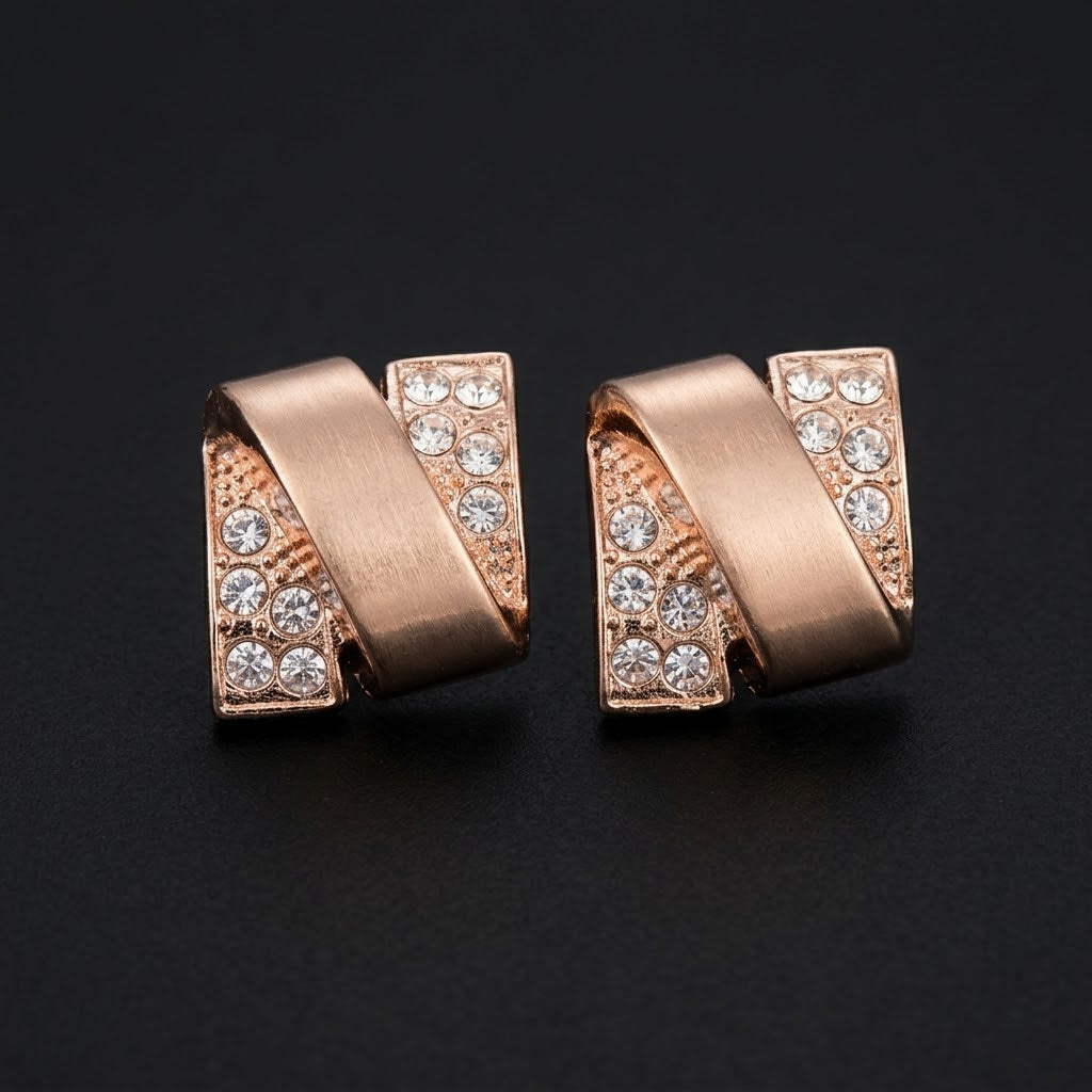 Classic Silver-Tone Onyx Accent Cufflinks