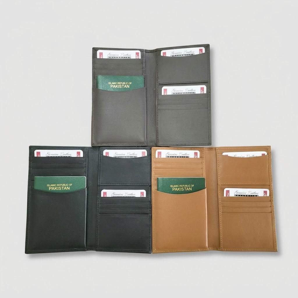 Executive Handcrafted Leather Bifold Wallet
